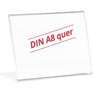Tischaufsteller Böttcher-AG A8 quer