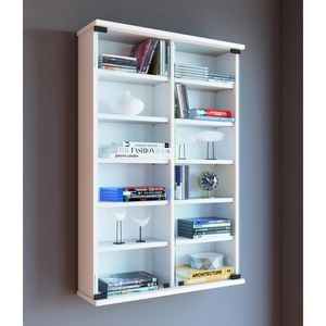 Produktbild für CD-Regal VCM Zuntisa, 912020, weiß