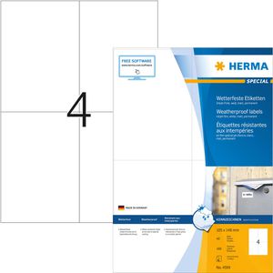 Inkjet-Etiketten Herma 4599, Special, weiß