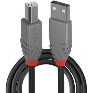 Produktbild für USB-Kabel Lindy 36674 Anthra Line, USB 2.0, 3 m