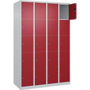 Schließfachschrank CP-Möbel Classic Plus, rot