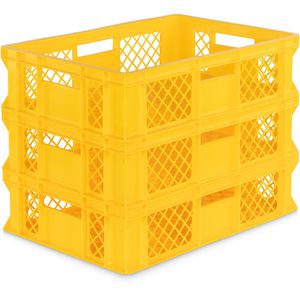 Produktbild für Eurobox Alpha-Paletten gelb, 29 Liter, lebensmittelecht