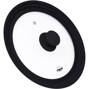 Topfdeckel STONELINE 22538 mit Silikonring, Universaldeckel