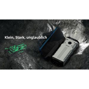 Produktbild für Taschenlampe Wuben X1 Pro schwarz, LED, aufladbar