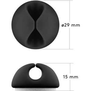 Produktbild für Kabelhalter Goobay 70683 Kabel Clips
