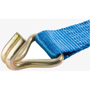 Produktbild für Spanngurt Arebos blau, mit Haken &amp; Ratsche