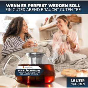 Produktbild für Tee-Kanne Clidor Glas
