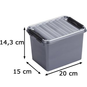 Produktbild für Aufbewahrungsbox Sunware Q-Line Box 78100628, 3L