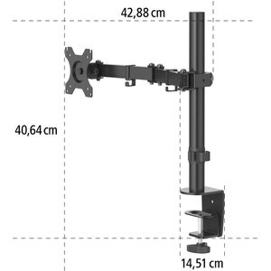 Produktbild für Monitorhalterung Hama 118490, VESA 75x75 &amp; 100x100 mm