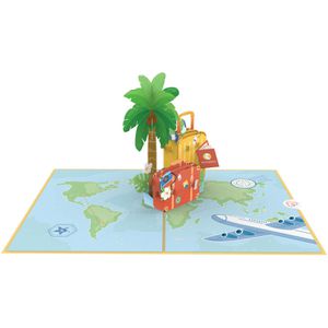 Produktbild für Grußkarten papercrush 3D Gute Reise