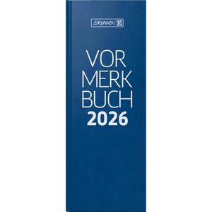 Produktbild für Vormerkbuch Brunnen 786, blaues Hardcover