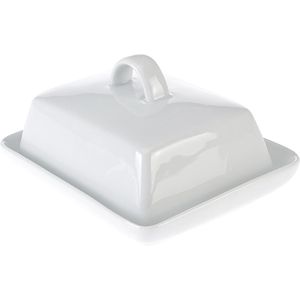 Butterdose Axentia 811175, aus Porzellan