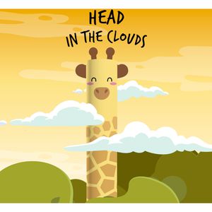 Produktbild für Gelschreiber Legami Giraffe - Head in the clouds, radierbar