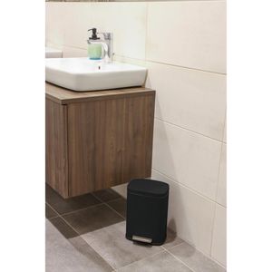 Produktbild für Mülleimer Wenko Leno, schwarz