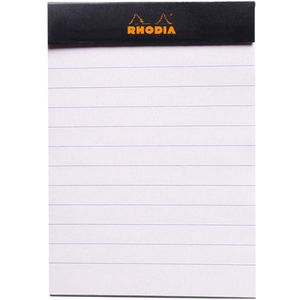 Produktbild für Notizblock Rhodia 116009C, schwarz, A7