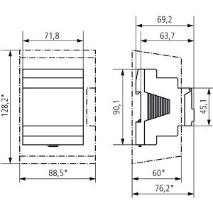 Produktbild für Zeitschaltuhr Theben TR 644 top3 BLE RC, digital