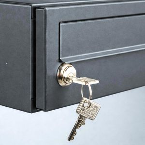 Produktbild für Briefkasten Burg-Wächter eBoxx A 625 ANT, anthrazit, aus Stahl