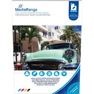 Fotopapier MediaRange MRINK117, für Inkjet, A4