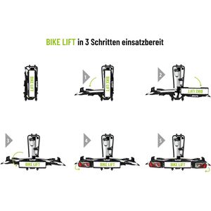 Produktbild für Fahrradträger EUFAB Bike Lift für Anhängerkupplung