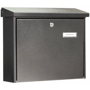 Briefkasten Burg-Wächter Journal 5867 E, grau, aus Stahl