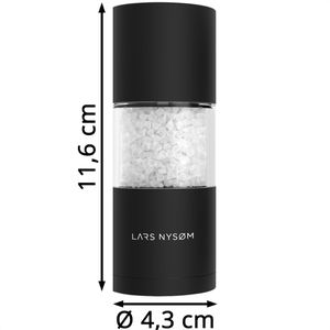 Produktbild für Gewürzmühle LARS-NYSØM Sjael Carbon Black, Höhe 11,6 cm