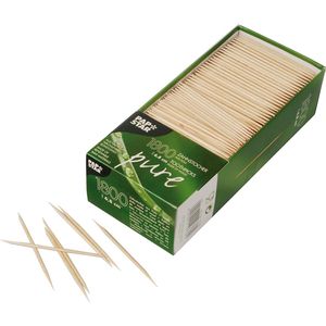 Zahnstocher Papstar 12736 pure, Spenderbox, 6,5 cm