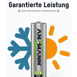 Produktbild für Akku Ansmann maxE 1,2 V, 550 mAh
