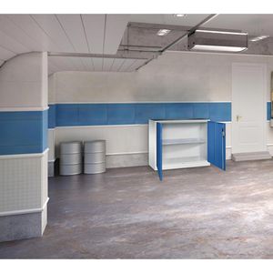 Produktbild für Werkzeugschrank CP-Möbel 8830-000, aus Metall, grau / blau