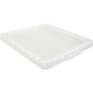 Deckel-Aufbewahrungsbox Really-Useful-Box transparent