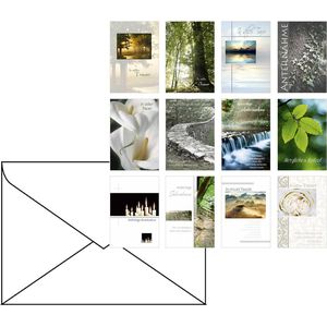 Trauerkarten Böttcher-AG sortiert, mit Spruch