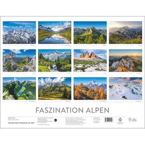 Produktbild für Bildkalender Heye 21817, Faszination Alpen, Jahr 2027