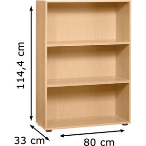 Produktbild für Aktenregal Hammerbacher Basic 4500, Holz
