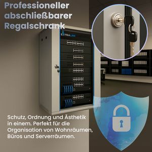Produktbild für Netzwerkschrank Extralink Standard, EX.16897, 19 Zoll