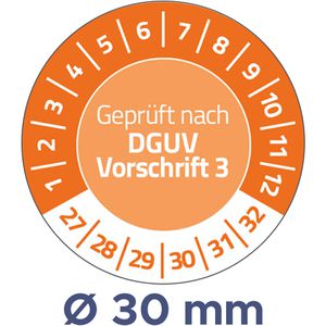 Prüfplaketten Zweckform 6978 Geprüft nach DGUV Vo3