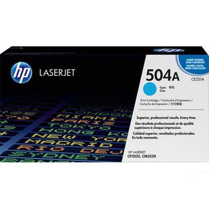 Produktbild für Toner HP 504A, CE251A cyan