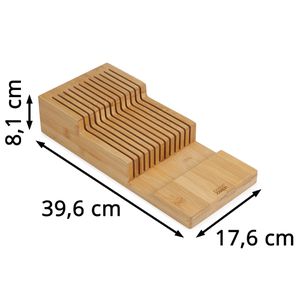 Produktbild für Besteckkasten JosephJoseph DrawerStore, braun, aus Bambus