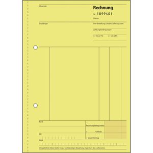 Produktbild für Rechnungsbuch Sigel SD132, A5, nummeriert