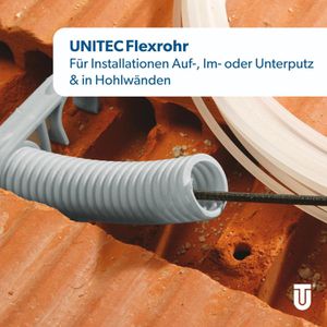 Produktbild für Leerrohr Unitec 407011, ungeschlitzt