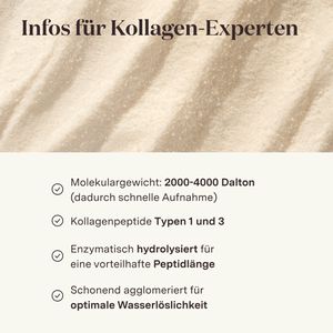 Produktbild für Kollagen Glow25 Hydrolysat Unser Original, Peptide Typ 1 &amp; 3