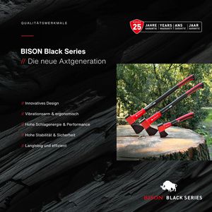 Produktbild für Axt Bison Black Series Universalbeil, UX-6