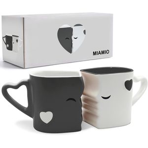 Produktbild für Kaffeetassen Miamio Küssende Tassen, 300ml