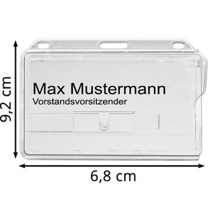 Produktbild für Kartenhalter Böttcher-AG Hartplastik