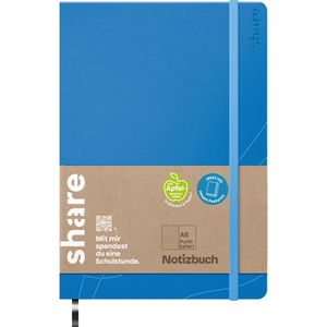 Produktbild für Notizbuch share 4-0014010, Upcycling, Kunstleder Hardcover