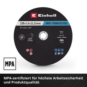 Produktbild für Trennscheibe Einhell 711524, Bohrungs-Ø 22,23 mm