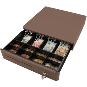 Produktbild für Kassenschublade Olympia M 405 Color braun, 40,5 x 40 cm