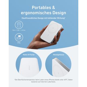Produktbild für Powerbank Anker MagGo Slim, 10000mAh