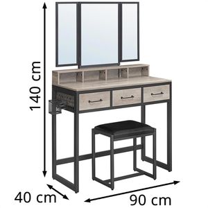 Produktbild für Schminktisch Vasagle RVT004B02