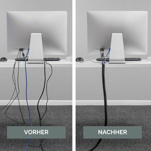 Produktbild für Kabelschlauch Fellowes 99439, schwarz