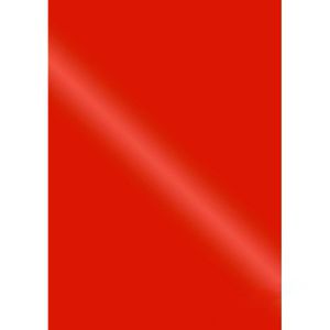 Einbanddeckel Böttcher-AG Chromolux, rot