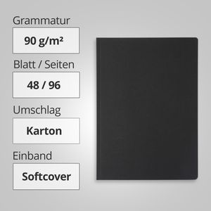 Produktbild für Notizbuch Geiger Tablet-Book, Karton Softcover